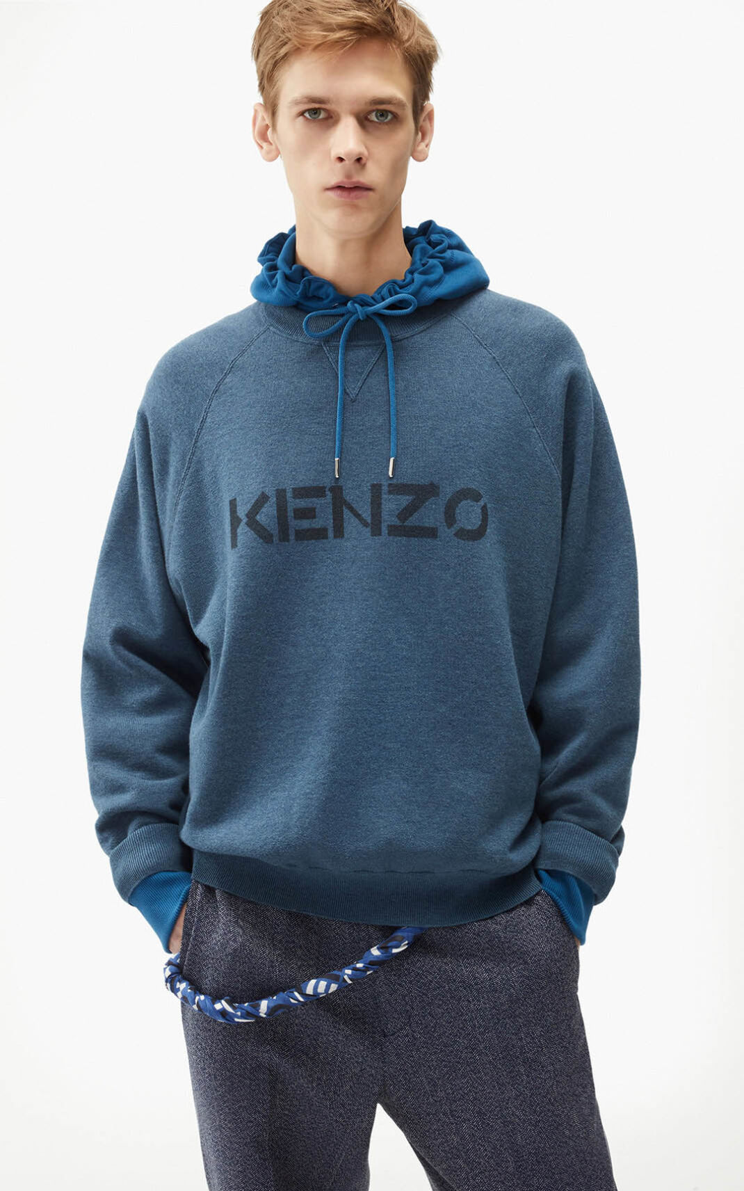 Jerseys Kenzo logo Hombre Azules - SKU.8844986